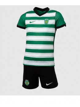 Sporting CP Heimtrikotsatz für Kinder 2022-23 Kurzarm (+ Kurze Hosen)